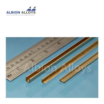 Albion Alloys C Profil - Messing - 1 x 1.5 x 1 mm (CC1)