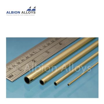 Albion Alloys Messing Rundrohr - 3 x 0.45 mm (BT3M)