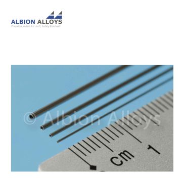 Albion Alloys Mikro Nickel-Silber Rundrohr - 0.6 x 0.4 mm (NST06)