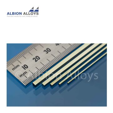 Albion Alloys Rechteck Messing Stange - 1   x 1   mm (SBW10)