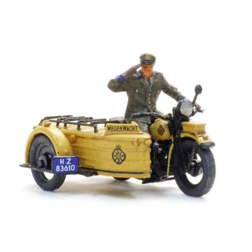 Artitec ANWB Pannenhilfe Motorrad m. Beiwagen - H0 / 1:87 (AR387.485)