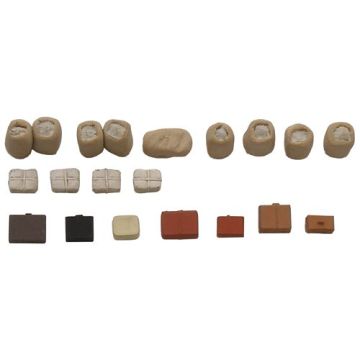 Artitec Bahnladegut - Fertigmodell aus Resin, lackiert             - H0 / 1:87 (AR387.58)