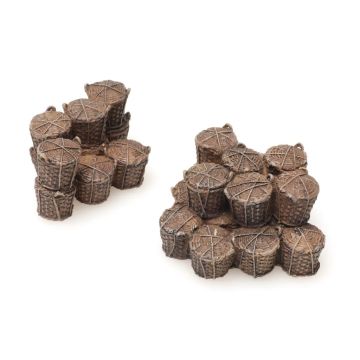 Artitec Ladegut: Fischkörbe (auch f/CHD) -  Fertigmodell aus Resin, lackiert - H0 / 1:87 (AR28.119)