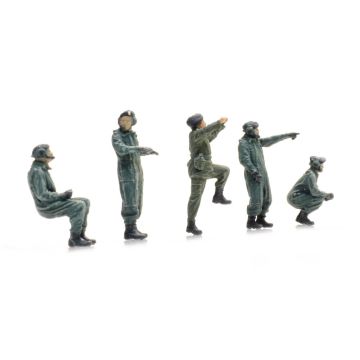 Artitec NL Nederlandse pantser- en tankbemanning (5x) -  Fertigmodell aus Resin, lackiert - H0 / 1:87 (AR5870005)