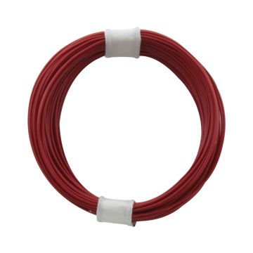 Donau Elektronik Kupferschalt Litze - 0.04mm² - rot - 10m (DO110-0)
