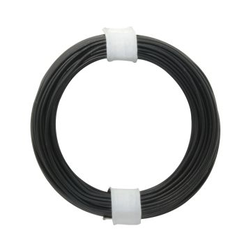Donau Elektronik Kupferschalt Litze LiY - 0.14mm² - schwarz - 10m (DO118-1)