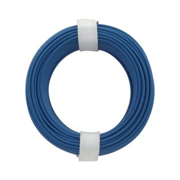Donau Elektronik Kupferschalt Litze LiY - 0.14mm² - blau - 10m (DO118-2)