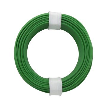 Donau Elektronik Kupferschalt Litze LiY - 0.14mm² - grün - 10m (DO118-4)