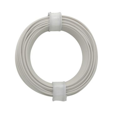 Donau Elektronik Kupferschalt Litze LiY - 0.14mm² - weiss - 10m (DO118-5)