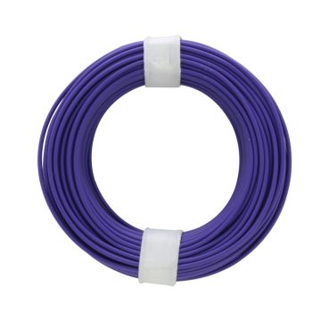 Donau Elektronik Kupferschalt Litze LiY - 0.14mm² - violett - 10m (DO118-6)