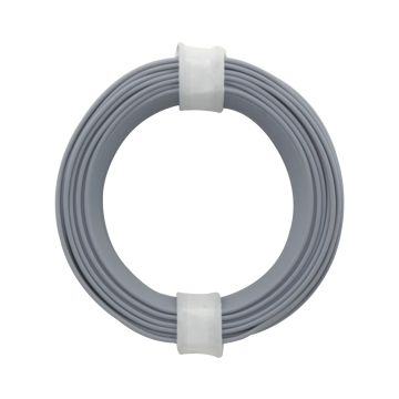 Donau Elektronik Kupferschalt Litze LiY - 0.14mm² - grau - 10m (DO118-9)