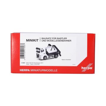 Herpa MAN TGS NN A. Kipper AK12, weiß (Minikit) - H0 / 1:87 (H013987)