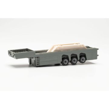 Herpa Betondelenauflieger + Ladung (4 Dachgiebelteile) - H0 / 1:87 (H076418-003)