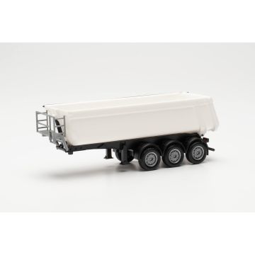 Herpa Schmitz Cargobull Kip. Auflieger (Stahl), weiß - H0 / 1:87 (H077026)