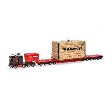 Herpa Mercedes Benz Actros SLT Schw.Sz. + kist Mammoet (NL) - H0 / 1:87 (H319201)