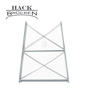Hack Brücken Pfeiler für MS50-MS120 - 2-gleisig MP156 - Grau - 156mm - H0 / 1:87 (18100)