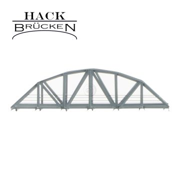 Hack Brücken Vorflutbrücke - 1-gleisig VB18 - Grau - 18cm - H0 / 1:87 (10350)