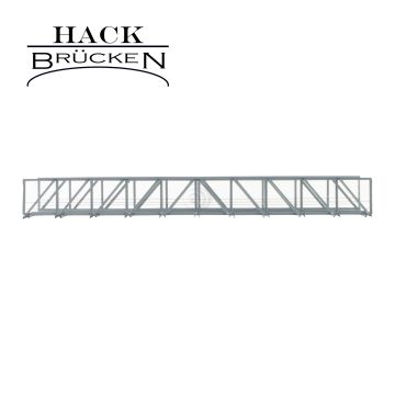 Hack Brücken Vorflutbrücke - 2-gleisig V38-2 - Grau - 38cm - H0 / 1:87 (10470)