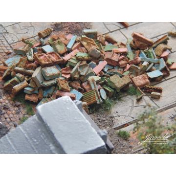 Juweela 1:87 Industrieschrott bunt angerostet - Bunt angerostet - 75g - H0 / 1:87 (JW28277)