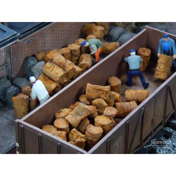 Juweela alte Fässer rostig - Echtrost - 40x - 0 / 1:43,5 (JW24132)