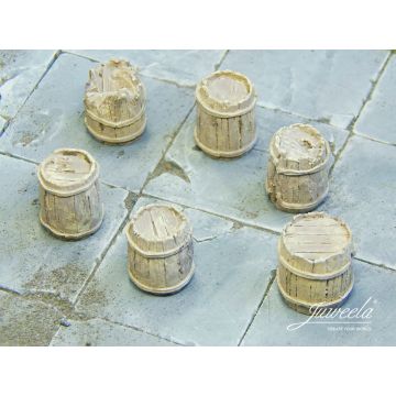 Juweela alte Holzfässer - dunkel - 12x - 0 / 1:43,5 (JW24197)