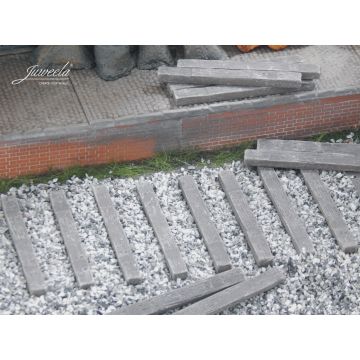 Juweela Bahnschwellen (Holz) alt  - Regelspur - 25x - 0 / 1:43,5 (JW24171)