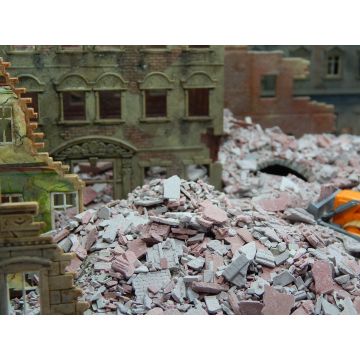 Juweela Bauschutt - Rot grau - 75g - H0 / 1:87 (JW28149)