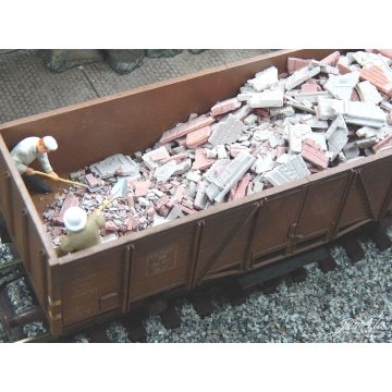 Juweela Bauschutt/Trümme - grau/rot - 75g - 0 / 1:43,5 (JW24139)