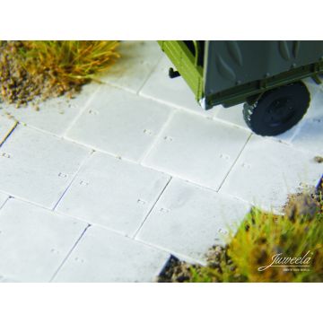 Juweela Beton Straßenplatten, - 280x - TT / N (JW21237)
