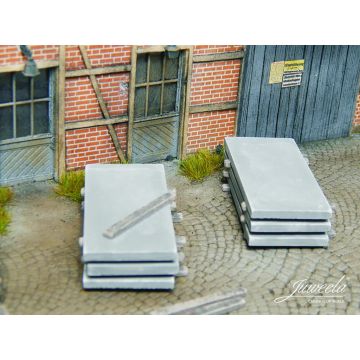 Juweela Betonplatten Ladegut - 10x - 0 / 1:43,5 (JW24220)