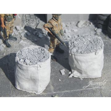 Juweela BIG BAGS MIT SCHUTT - WIT -  - 1:32 / 1:35 (JW23438)