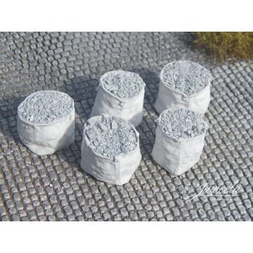 Juweela Big Bags mit Schutt - weiß - 10x - 0 / 1:43,5 (JW24230)