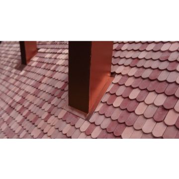 Juweela Dachziegel biberschwanz - rot dunkel -  - 1:32 / 1:35 (JW23114)