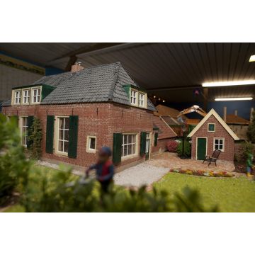 Juweela (doppel-) Hohlziegel  - anthraziet - 1.14 x 0.60 x 0.07 cm - 1:32 / 1:35 (JW23087)