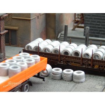 Juweela Draht-Coils Alu - 30x - H0 / 1:87 (JW28166)