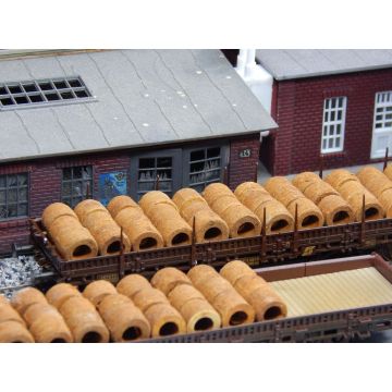 Juweela Draht-Coils rostig Echtrost - 60x - H0 / 1:87 (JW28142)
