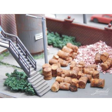 Juweela Fässer rostig - Echtrost - 40 g - N / 1:160 (JW21613)