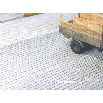 Juweela FLEXYWAY Platten 20x20 - grau hell - 1 Segm. - 0 / 1:43,5 (JW24179)