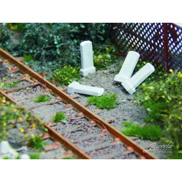 Juweela Kilometersteine - Blano - 100x - H0 / 1:87 (JW28201)
