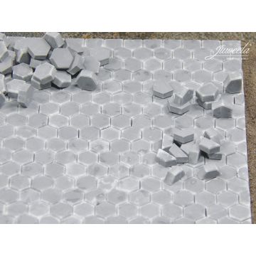 Juweela PFLASTERSTEINE HEXA ERGÄNZUNG - GRAU DUNKEL -  - 1 / 1:32 (JW23357)