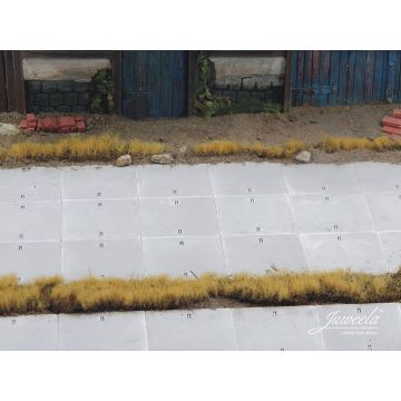 Juweela PLATTE BETON STRASSENPLATTEN - GRAU HELL - 3.70 x 3.40 x 0.30 cm - 1:32 / 1:35 (JW23375)