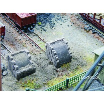 Juweela Prellbock - Holz - 6 x - N / 1:160 (JW21617)