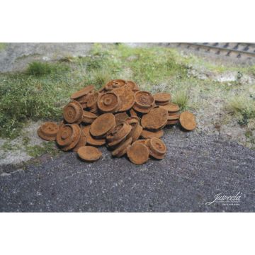 Juweela Radrollen rostig - Echtrost - 20g - TT / N (JW21216)