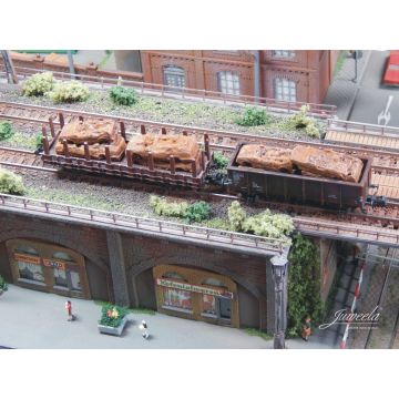 Juweela Schrottautos rostig  - Echtrost - 18 Stk. - N / 1:160 (JW21603)