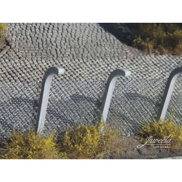 Juweela Sicherheitszaun - Grau - 100cm - 1:45/1:50 (JW24248)