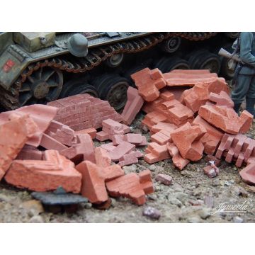Juweela TRÜMMER  - ZIEGELROT -  - 1:35 (JW23315)