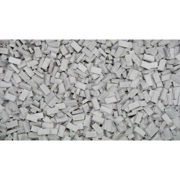 Juweela Ziegel (NF) - Grau dunkel - ca. 3.000x - H0 / 1:87 (JW28011)
