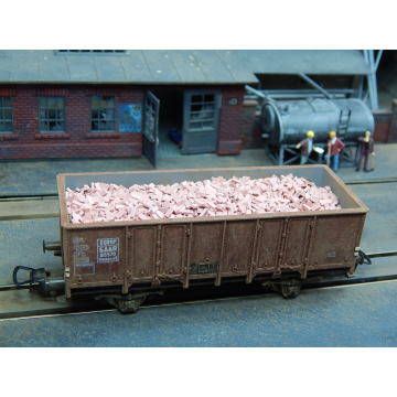 Juweela Ziegel (NF) - Ziegelrot hell - ca. 3.000x - H0 / 1:87 (JW28016)