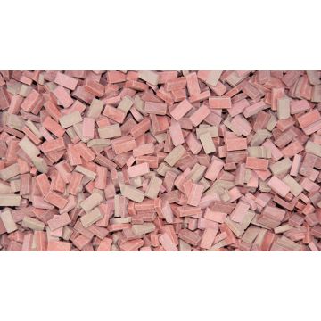Juweela Ziegel (NF) - Ziegelrot Mix - ca. 3.000x - H0 / 1:87 (JW28031)