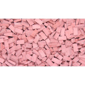 Juweela Ziegel (RF)  - rot mittel einf. - 0.72 x 0.36 x 0.18 cm - 1:32 / 1:35 (JW23025)